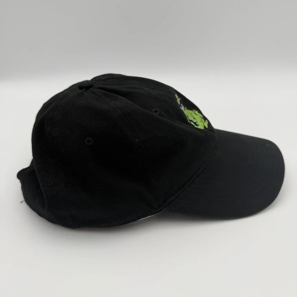 Reptar Nickelodeon Rug Rat 90s Cartoon Black Retro Baseball Hat Cap Adult One Sz